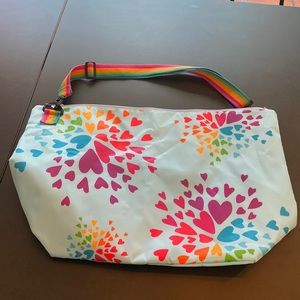 Large rainbow tote/weekender
